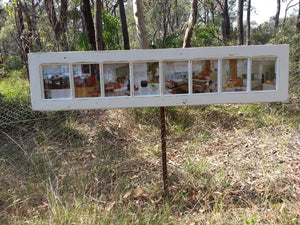 Salvaged Timber Photo Frame for 8 Photos