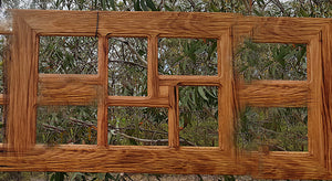 8 Photo Multi Opening Custom Design Picture Frame made with Australian Recycled Timber