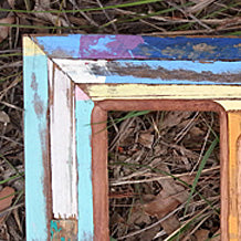 WombatFrames happy colours picture frames and mirrors moulding made in eco friendly recycled Aussie timber