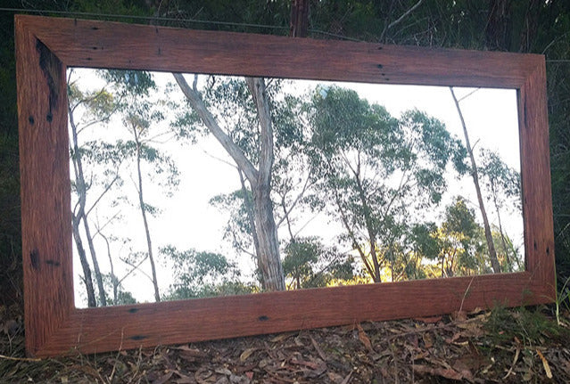 Recycled Australian Timber Feature Mirror, Eco Friendly and Handcrafted